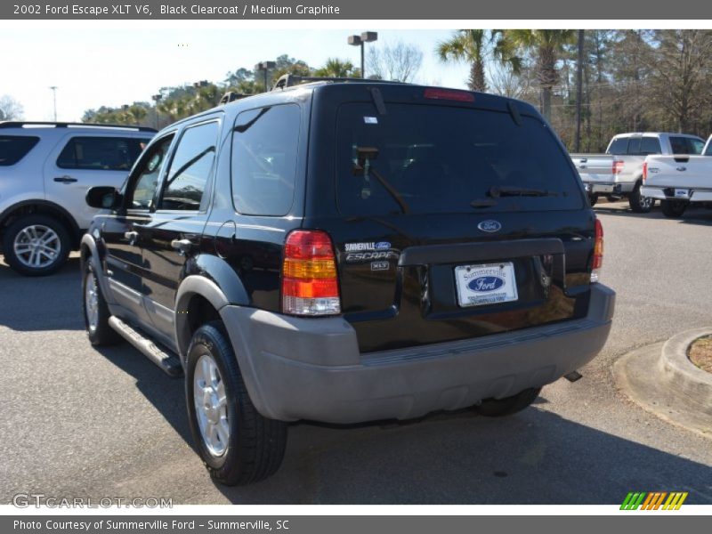 Black Clearcoat / Medium Graphite 2002 Ford Escape XLT V6