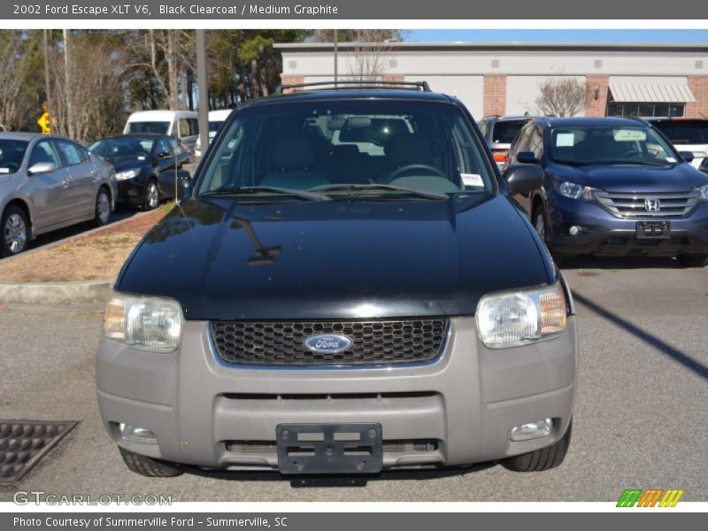 Black Clearcoat / Medium Graphite 2002 Ford Escape XLT V6