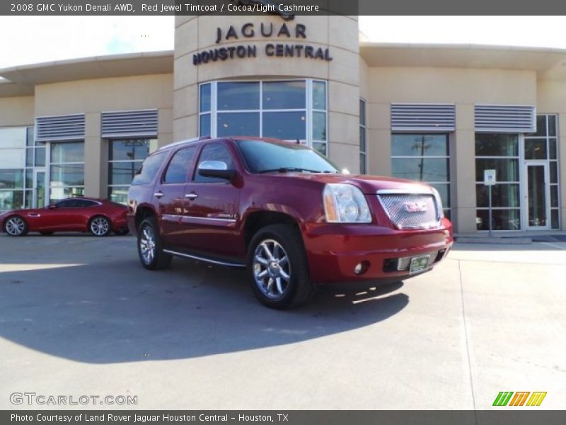 Red Jewel Tintcoat / Cocoa/Light Cashmere 2008 GMC Yukon Denali AWD