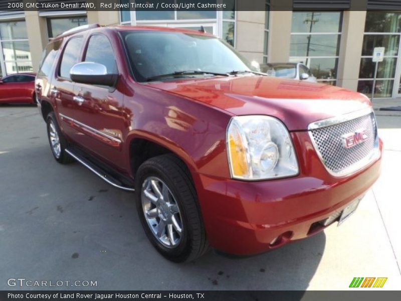 Red Jewel Tintcoat / Cocoa/Light Cashmere 2008 GMC Yukon Denali AWD