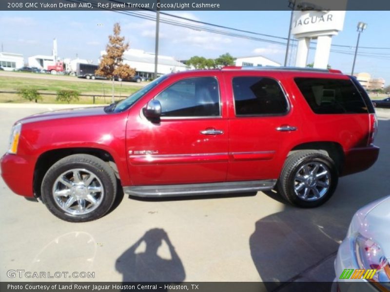 Red Jewel Tintcoat / Cocoa/Light Cashmere 2008 GMC Yukon Denali AWD