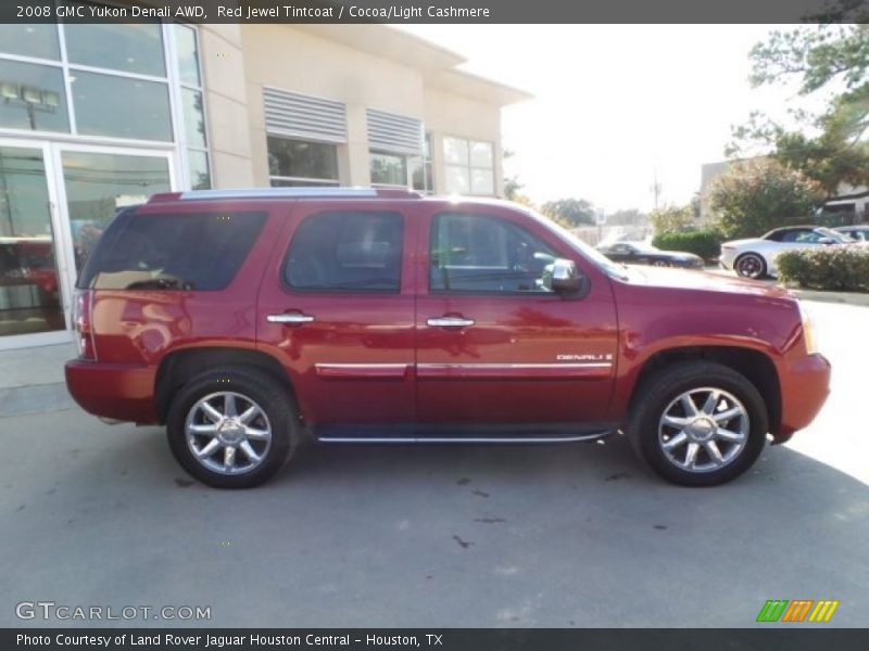 Red Jewel Tintcoat / Cocoa/Light Cashmere 2008 GMC Yukon Denali AWD