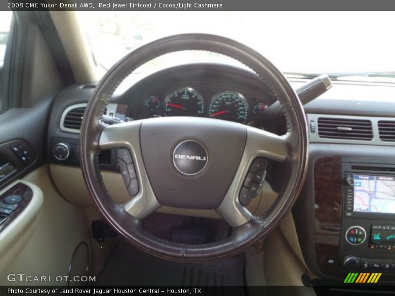 Red Jewel Tintcoat / Cocoa/Light Cashmere 2008 GMC Yukon Denali AWD
