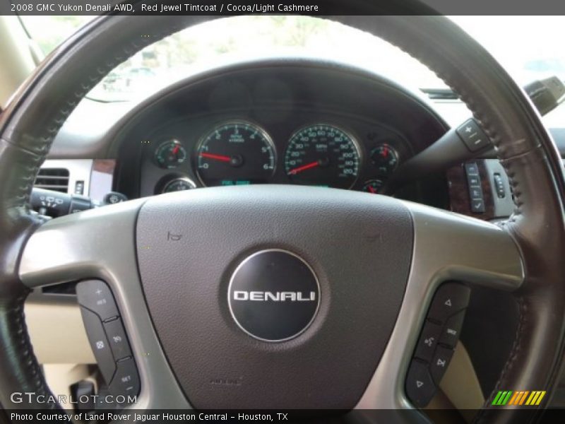Red Jewel Tintcoat / Cocoa/Light Cashmere 2008 GMC Yukon Denali AWD