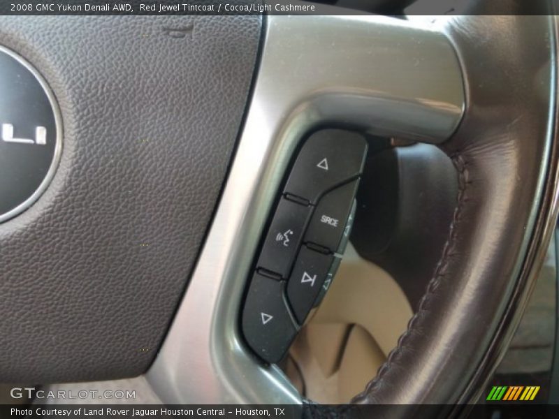 Red Jewel Tintcoat / Cocoa/Light Cashmere 2008 GMC Yukon Denali AWD