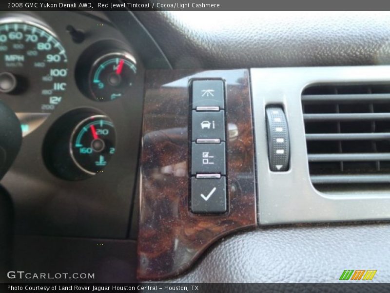 Red Jewel Tintcoat / Cocoa/Light Cashmere 2008 GMC Yukon Denali AWD