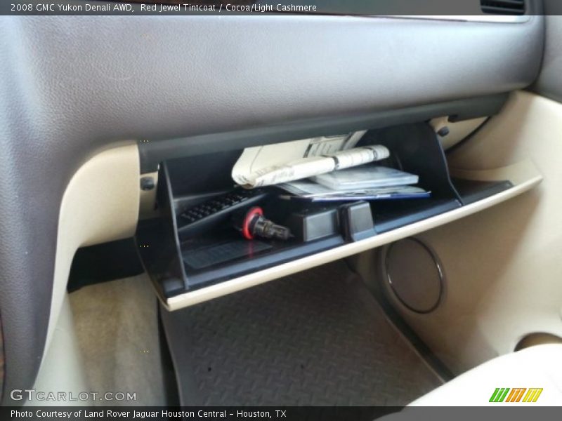 Red Jewel Tintcoat / Cocoa/Light Cashmere 2008 GMC Yukon Denali AWD
