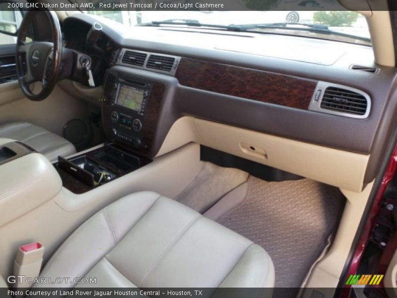 Red Jewel Tintcoat / Cocoa/Light Cashmere 2008 GMC Yukon Denali AWD