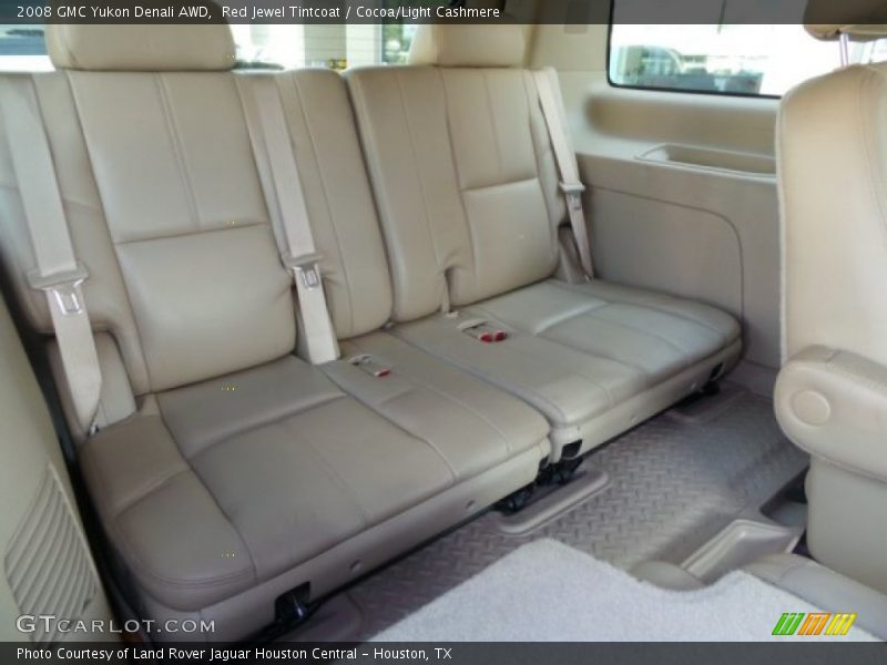 Red Jewel Tintcoat / Cocoa/Light Cashmere 2008 GMC Yukon Denali AWD