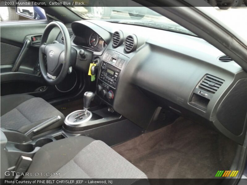 Carbon Blue / Black 2003 Hyundai Tiburon