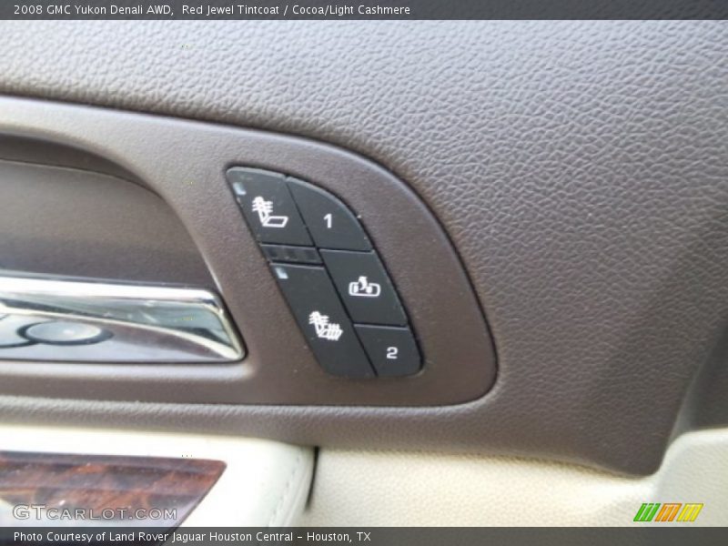 Red Jewel Tintcoat / Cocoa/Light Cashmere 2008 GMC Yukon Denali AWD