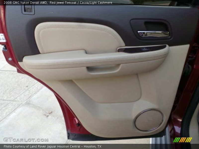 Red Jewel Tintcoat / Cocoa/Light Cashmere 2008 GMC Yukon Denali AWD
