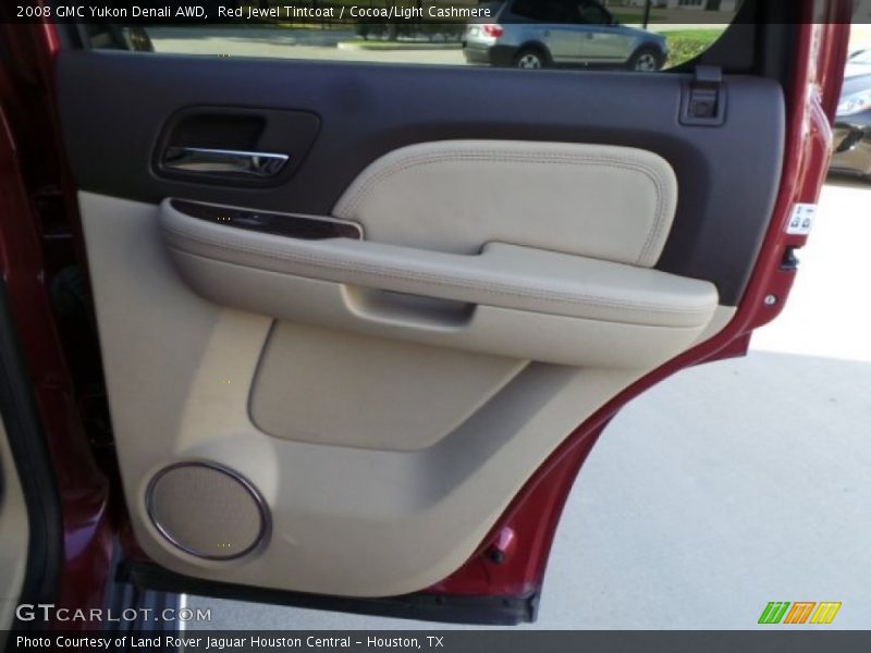 Red Jewel Tintcoat / Cocoa/Light Cashmere 2008 GMC Yukon Denali AWD