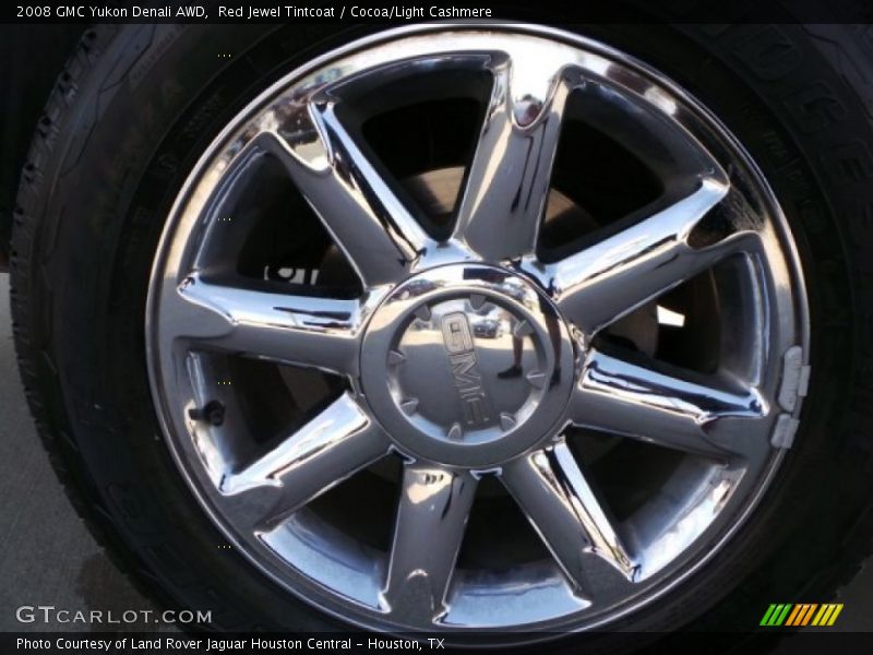 Red Jewel Tintcoat / Cocoa/Light Cashmere 2008 GMC Yukon Denali AWD