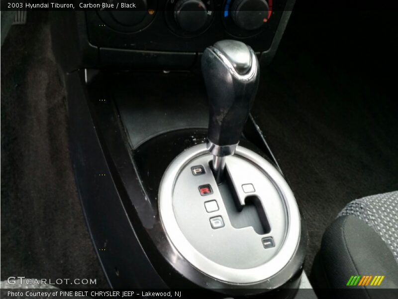 Carbon Blue / Black 2003 Hyundai Tiburon