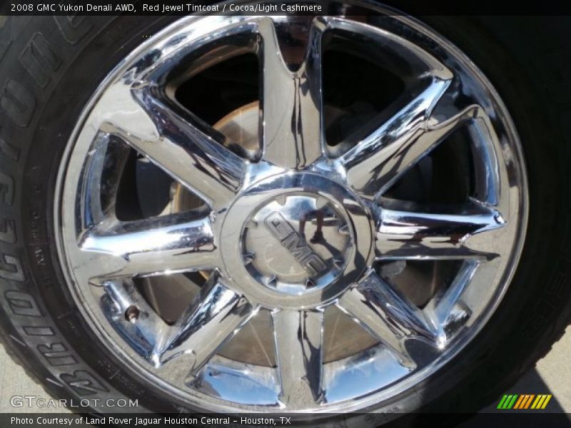 Red Jewel Tintcoat / Cocoa/Light Cashmere 2008 GMC Yukon Denali AWD
