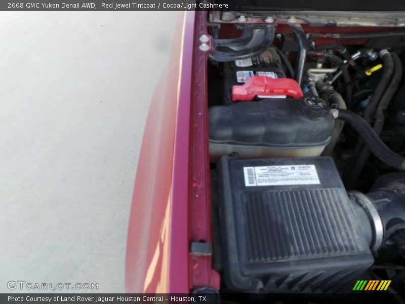 Red Jewel Tintcoat / Cocoa/Light Cashmere 2008 GMC Yukon Denali AWD