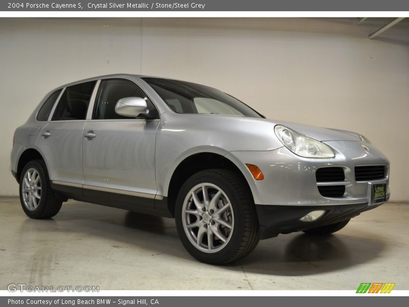 Crystal Silver Metallic / Stone/Steel Grey 2004 Porsche Cayenne S