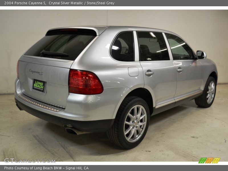 Crystal Silver Metallic / Stone/Steel Grey 2004 Porsche Cayenne S