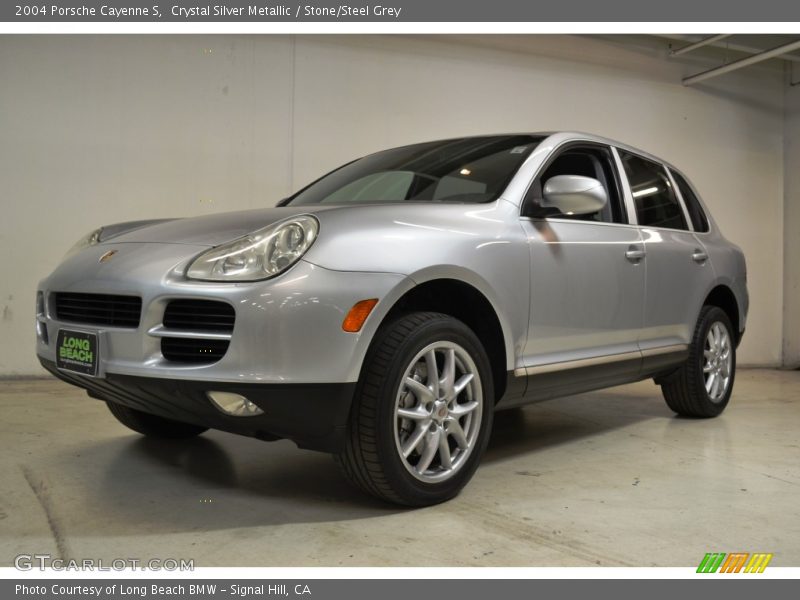 Crystal Silver Metallic / Stone/Steel Grey 2004 Porsche Cayenne S