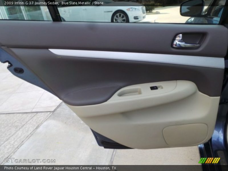 Blue Slate Metallic / Stone 2009 Infiniti G 37 Journey Sedan