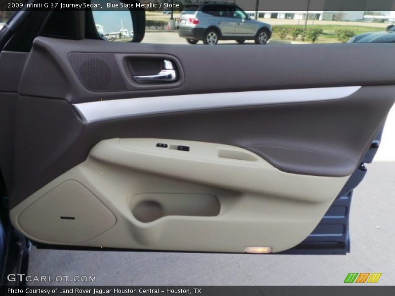 Blue Slate Metallic / Stone 2009 Infiniti G 37 Journey Sedan