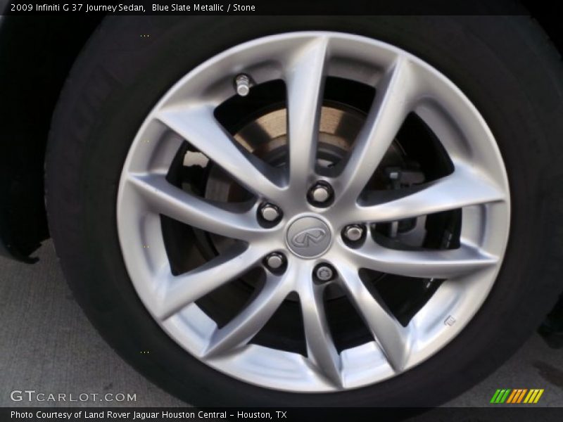 Blue Slate Metallic / Stone 2009 Infiniti G 37 Journey Sedan