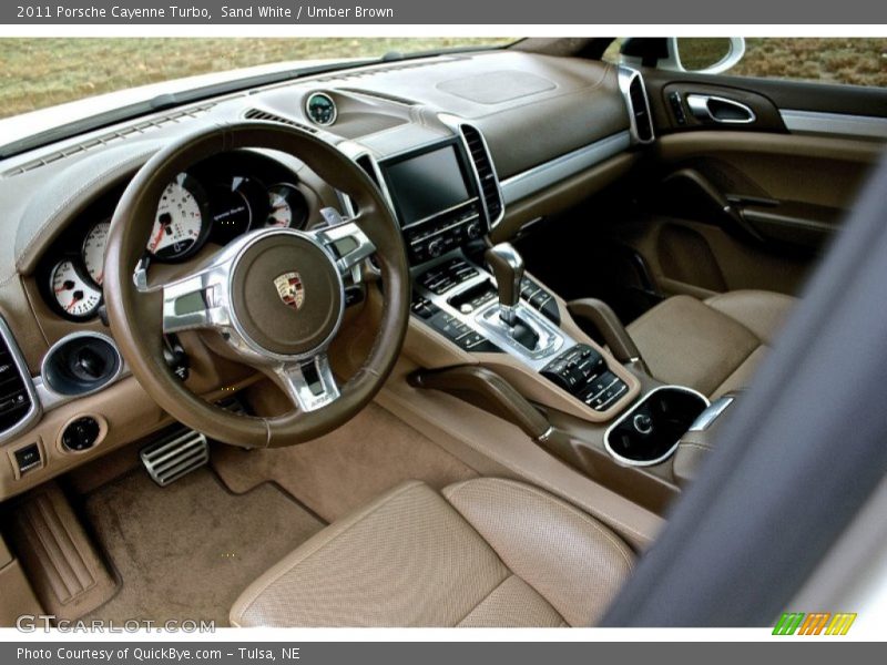  2011 Cayenne Turbo Umber Brown Interior