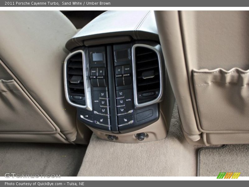 Sand White / Umber Brown 2011 Porsche Cayenne Turbo