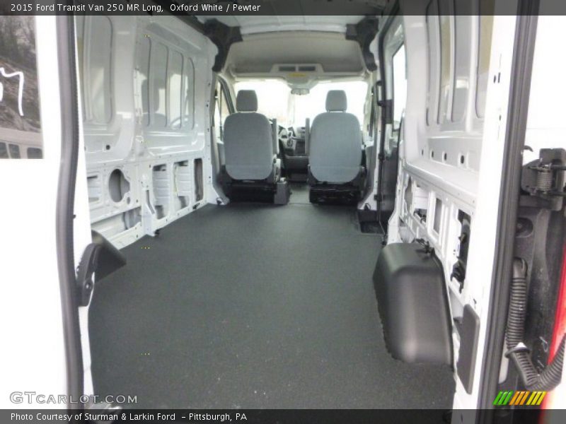 Oxford White / Pewter 2015 Ford Transit Van 250 MR Long