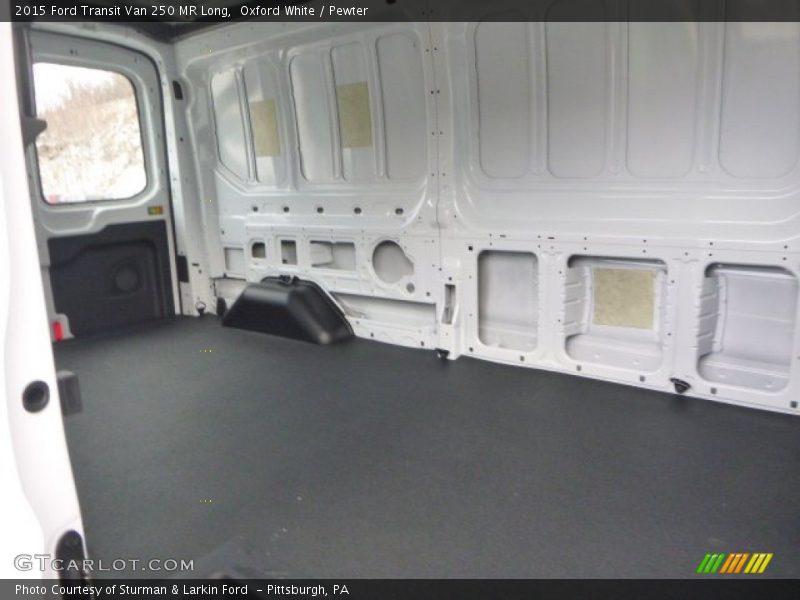 Oxford White / Pewter 2015 Ford Transit Van 250 MR Long