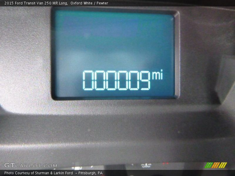 Oxford White / Pewter 2015 Ford Transit Van 250 MR Long