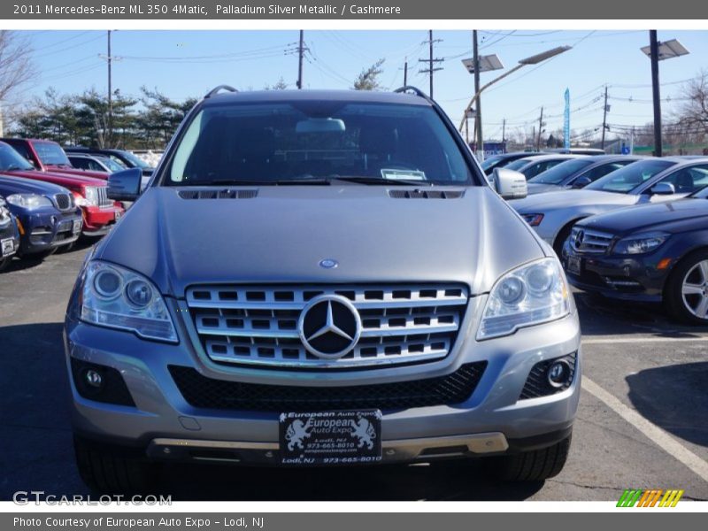 Palladium Silver Metallic / Cashmere 2011 Mercedes-Benz ML 350 4Matic