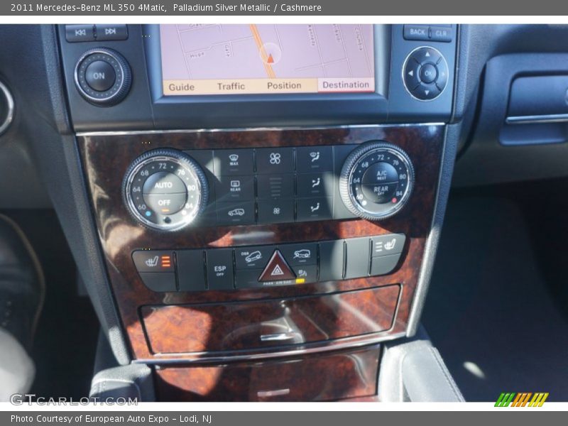 Palladium Silver Metallic / Cashmere 2011 Mercedes-Benz ML 350 4Matic