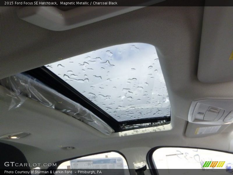 Magnetic Metallic / Charcoal Black 2015 Ford Focus SE Hatchback