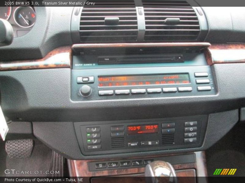 Titanium Silver Metallic / Grey 2005 BMW X5 3.0i
