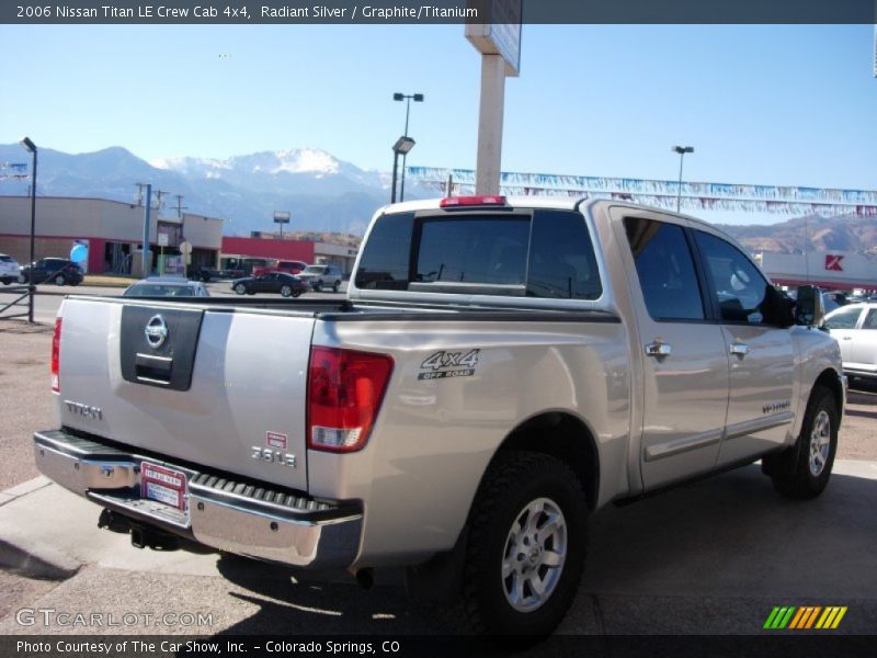 Radiant Silver / Graphite/Titanium 2006 Nissan Titan LE Crew Cab 4x4