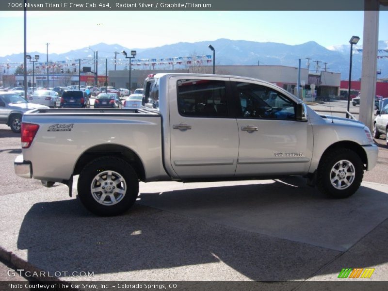 Radiant Silver / Graphite/Titanium 2006 Nissan Titan LE Crew Cab 4x4