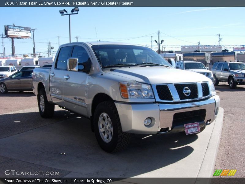 Radiant Silver / Graphite/Titanium 2006 Nissan Titan LE Crew Cab 4x4