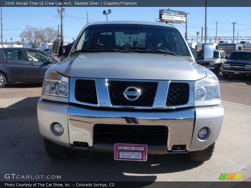 Radiant Silver / Graphite/Titanium 2006 Nissan Titan LE Crew Cab 4x4