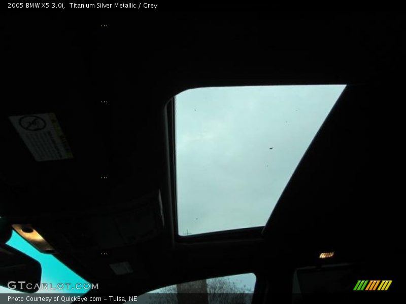 Titanium Silver Metallic / Grey 2005 BMW X5 3.0i
