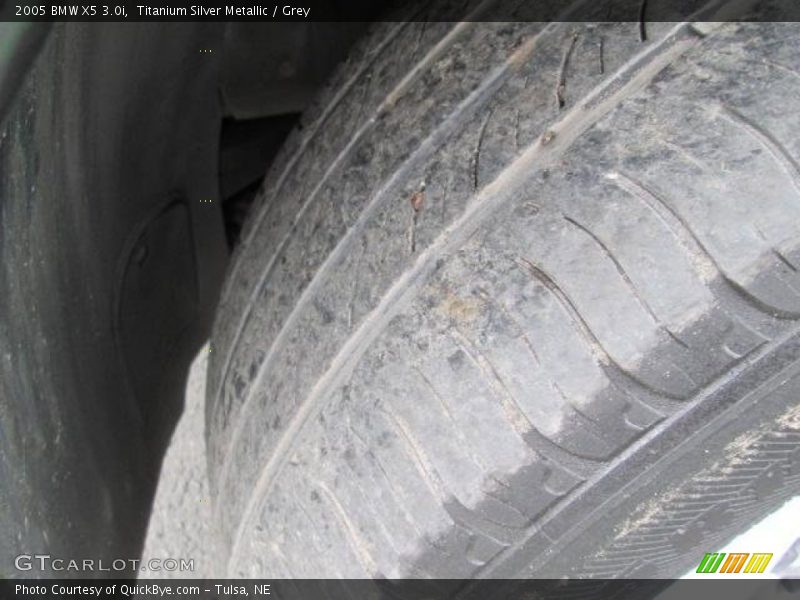 Titanium Silver Metallic / Grey 2005 BMW X5 3.0i