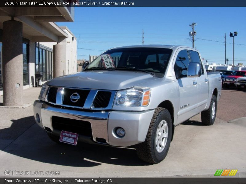 Radiant Silver / Graphite/Titanium 2006 Nissan Titan LE Crew Cab 4x4