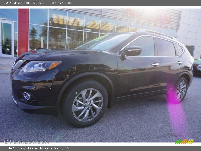 Super Black / Charcoal 2015 Nissan Rogue SL