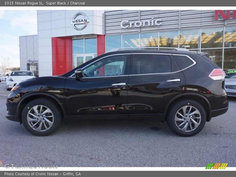 Super Black / Charcoal 2015 Nissan Rogue SL