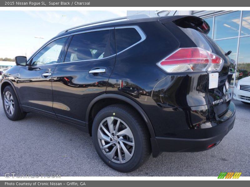 Super Black / Charcoal 2015 Nissan Rogue SL