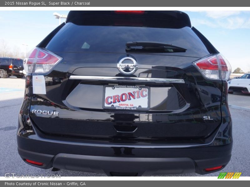 Super Black / Charcoal 2015 Nissan Rogue SL