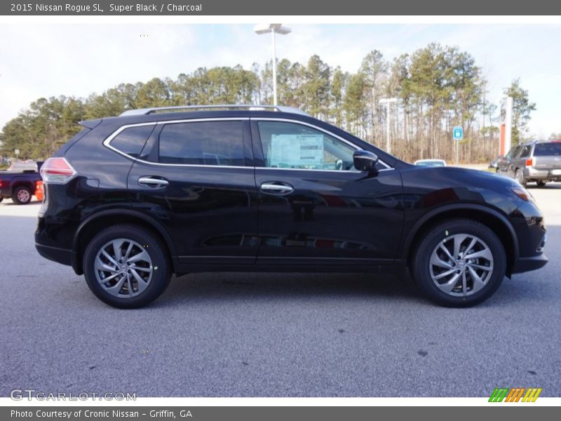 Super Black / Charcoal 2015 Nissan Rogue SL