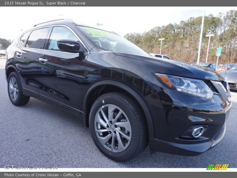 Super Black / Charcoal 2015 Nissan Rogue SL