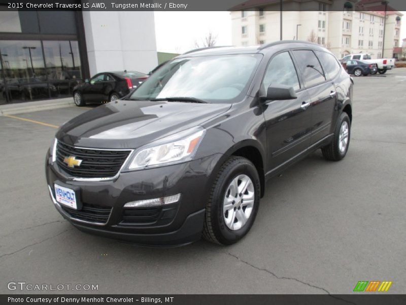 Tungsten Metallic / Ebony 2015 Chevrolet Traverse LS AWD